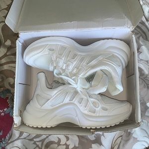 Shein White Chunky Sneakers